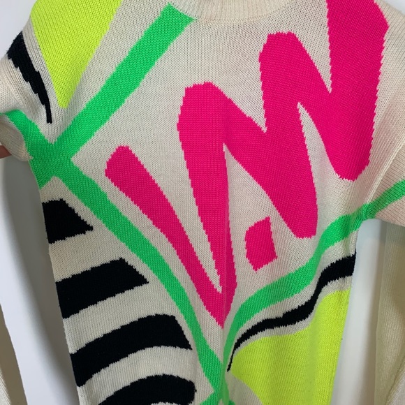 Vintage Tyrolla by Head 80’s Neon Abstract Sweater - Picture 4 of 10